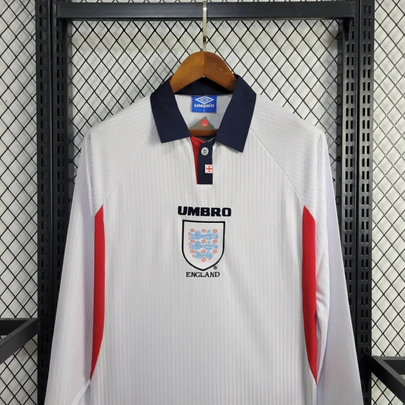 Camiseta Inglaterra Local Manga Larga Retro 1998