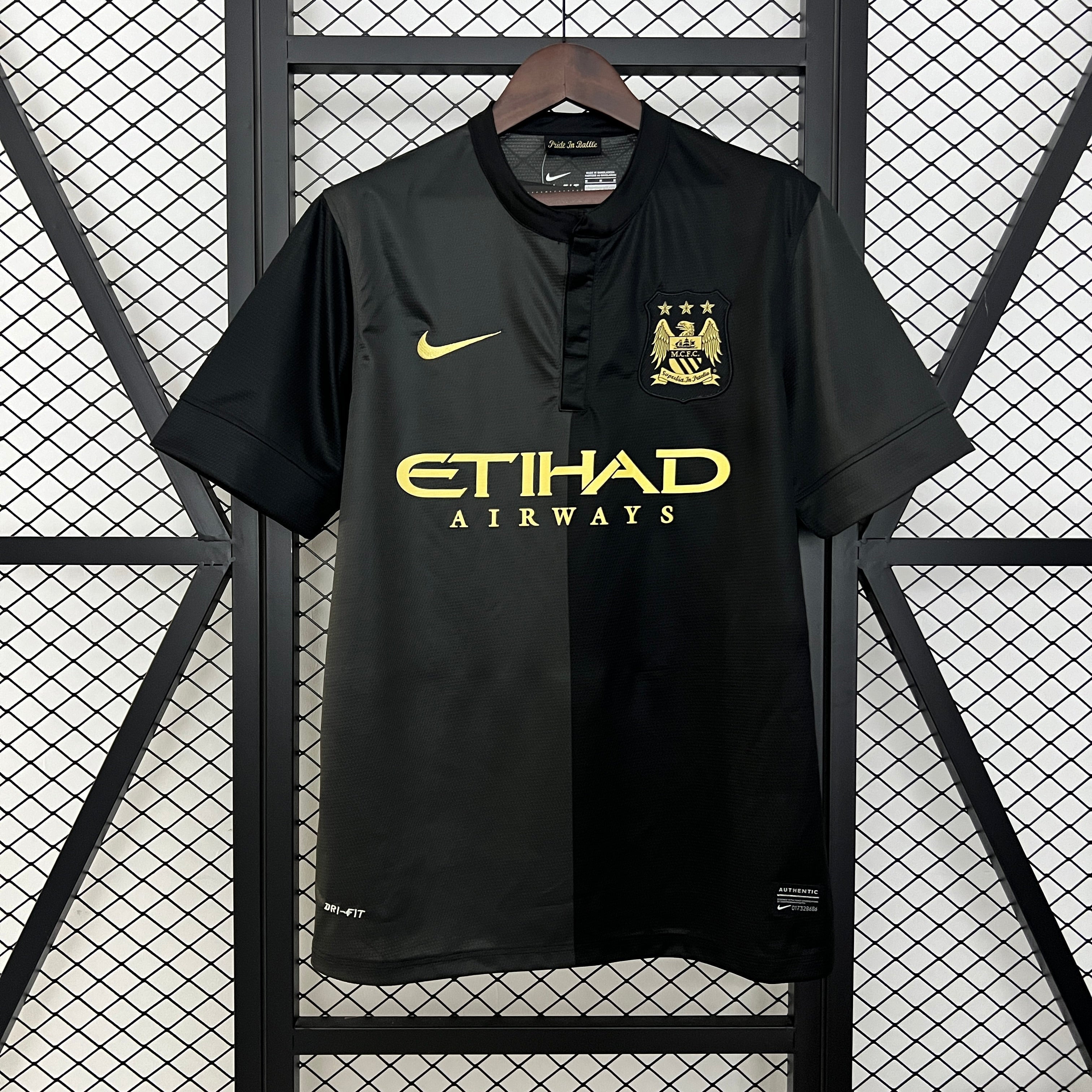 Camiseta Manchester City Visita Retro 2013/14 Versión Fan