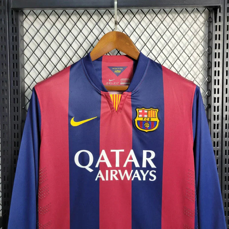 Camiseta FC Barcelona Manga Larga Retro 2014/15