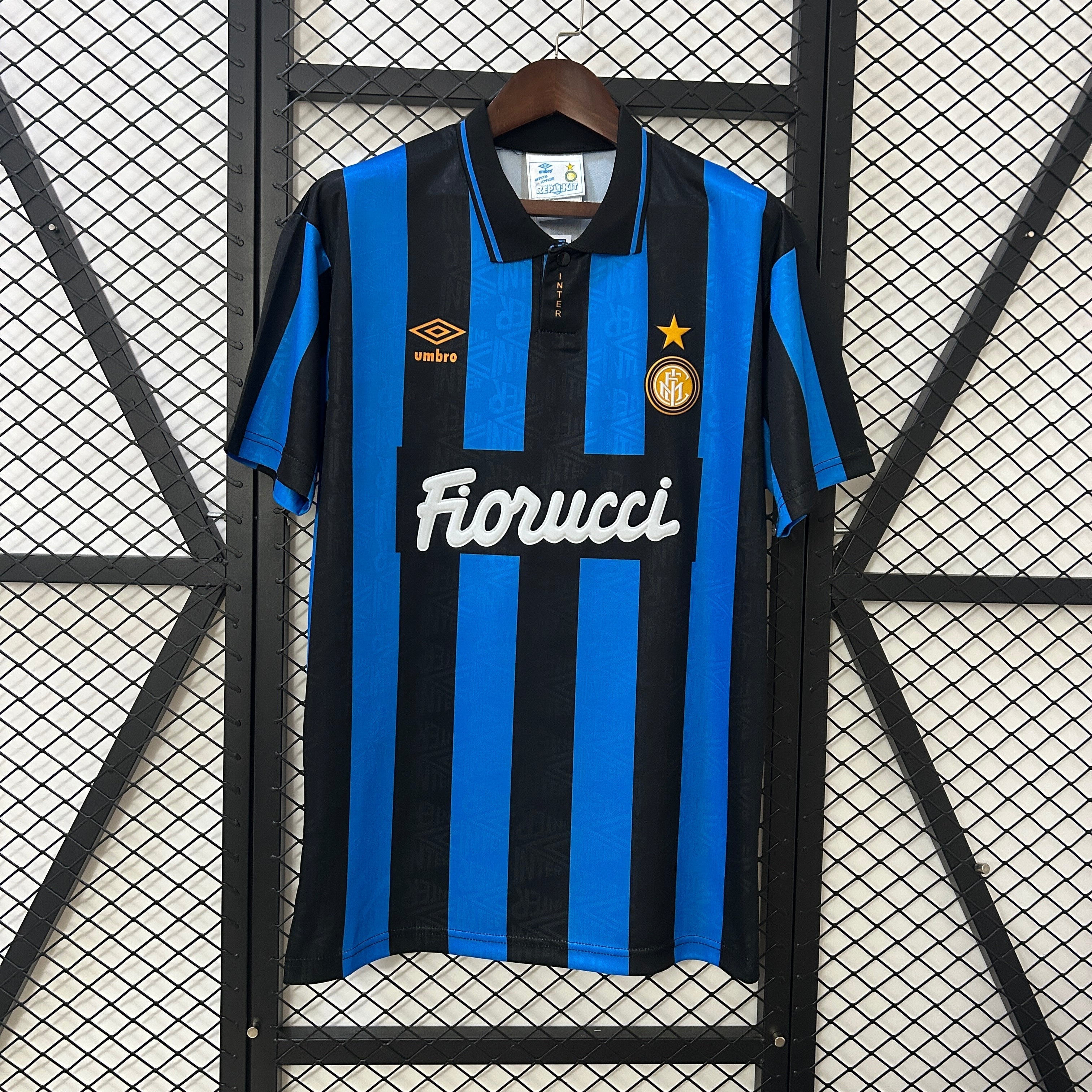 Camiseta Inter de Milán Retro 1992/94 Versión Fan