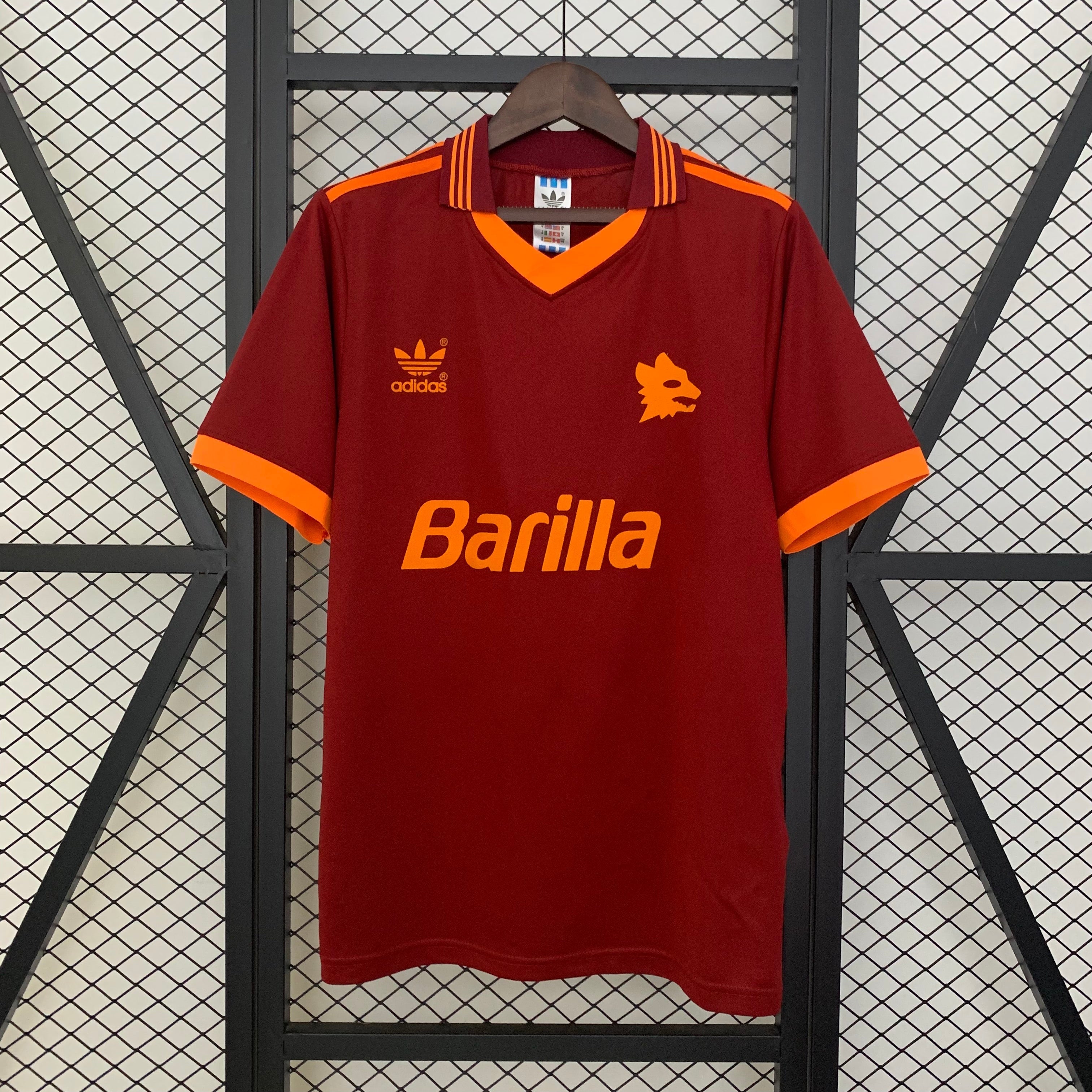 Camiseta AS Roma Local Retro 1992/94 Versión Fan