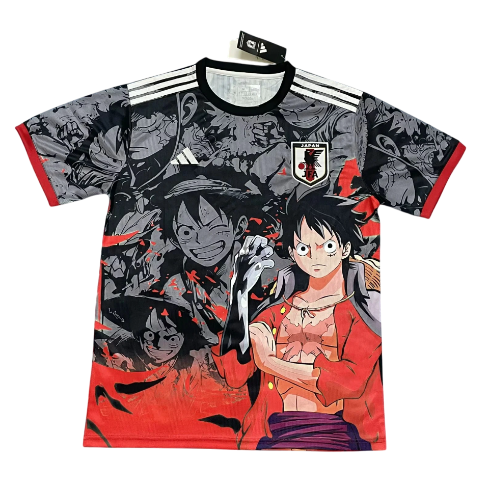 Camiseta Japón edición One Piece Black-Red