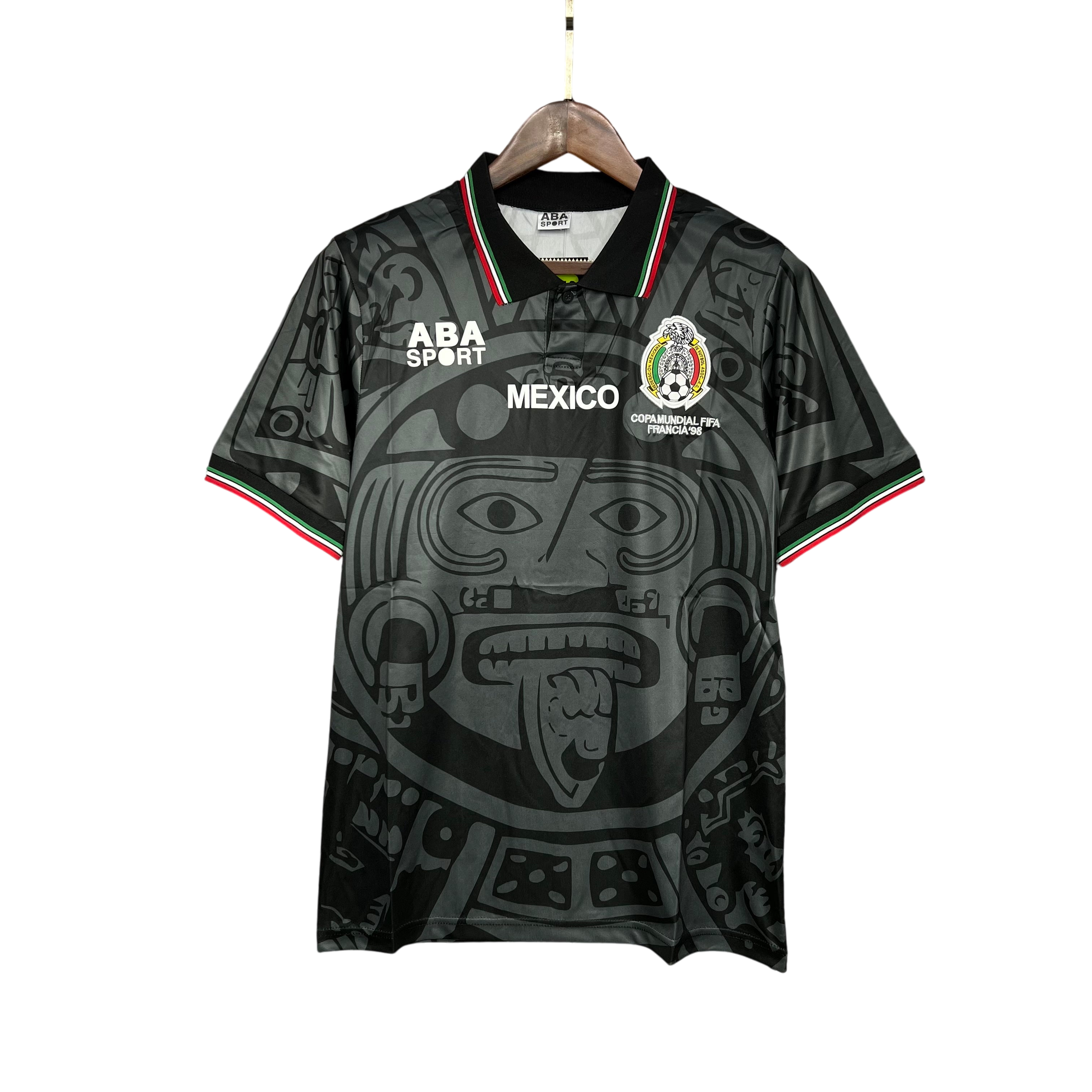 Jersey México 1998 Negra | Retro