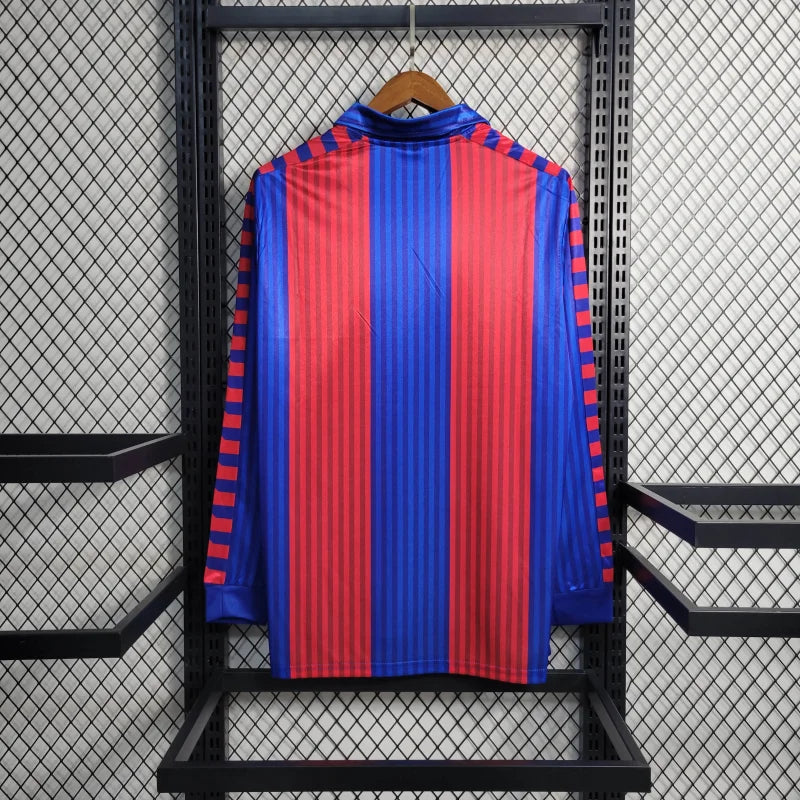 Camiseta FC Barcelona Local Retro Manga Larga 1990/91