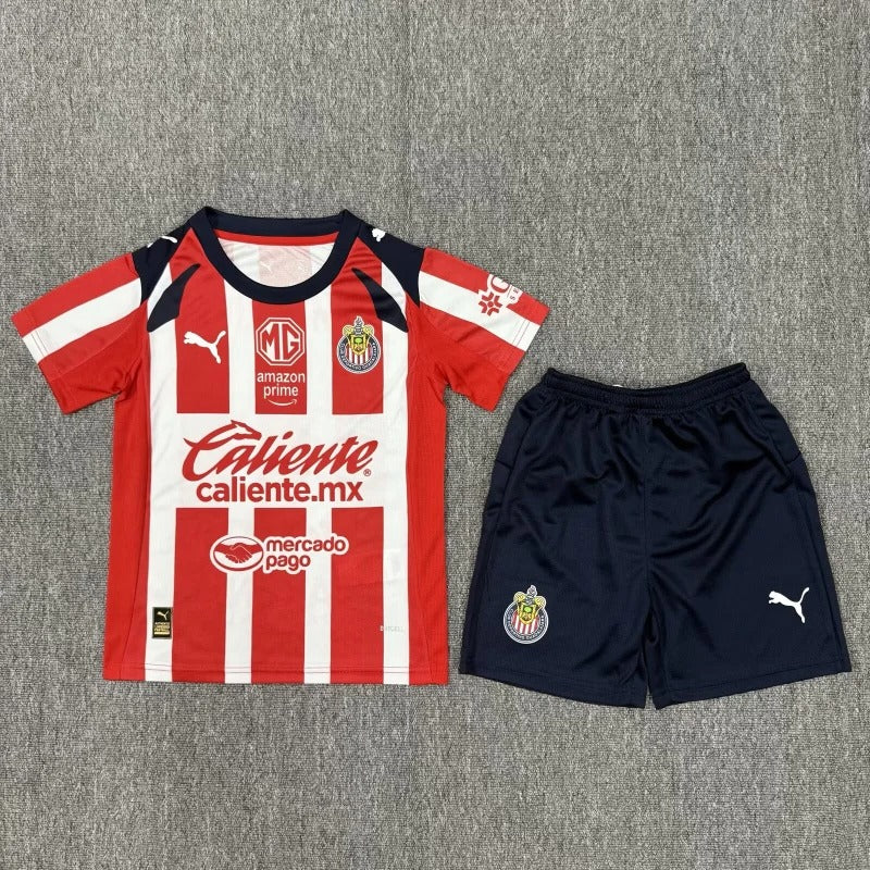 Kit niños Chivas 2025/26 Local