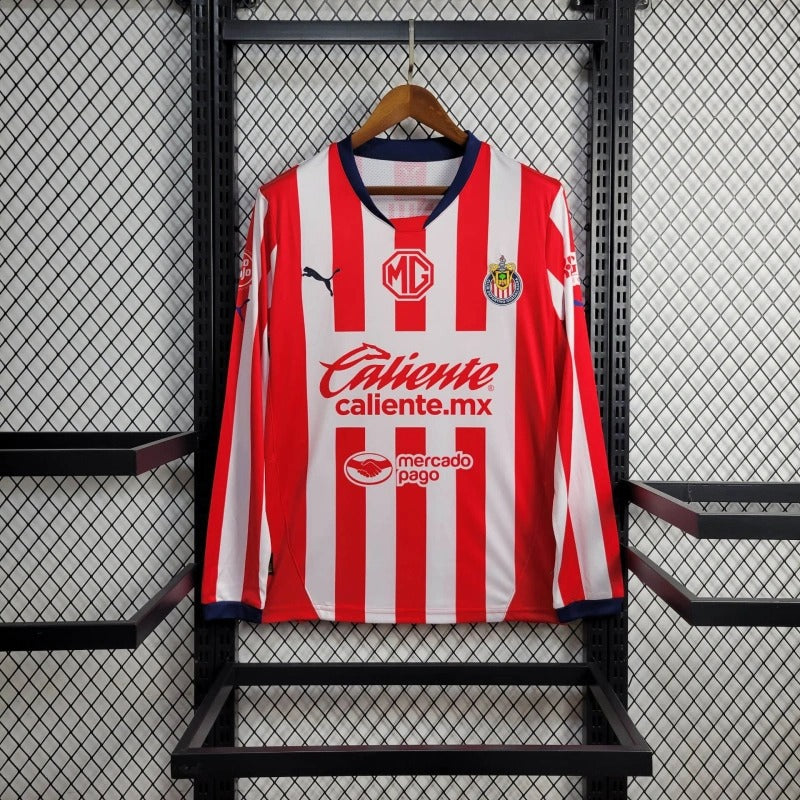 Jersey Chivas 2024/25 Local Manga Larga | Versión fan