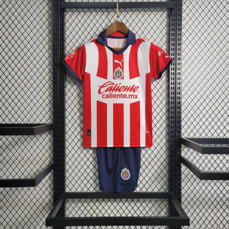 Kit niños Chivas 2023/24 Local