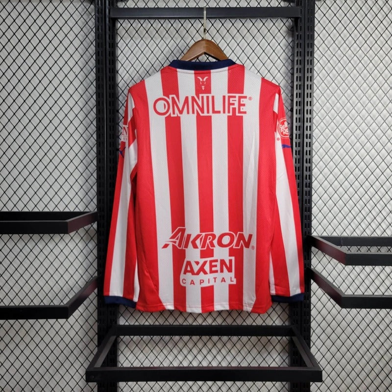 Jersey Chivas 2024/25 Local Manga Larga | Versión fan