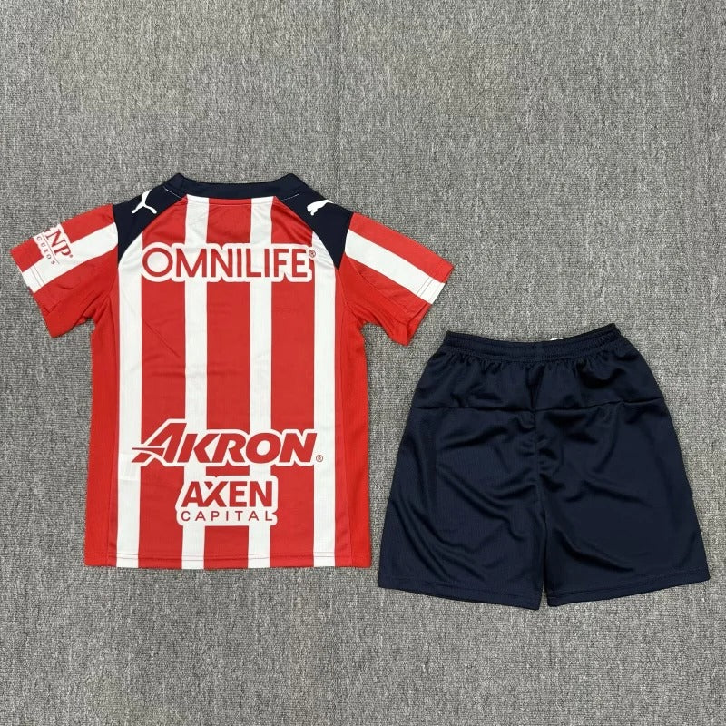 Kit niños Chivas 2025/26 Local