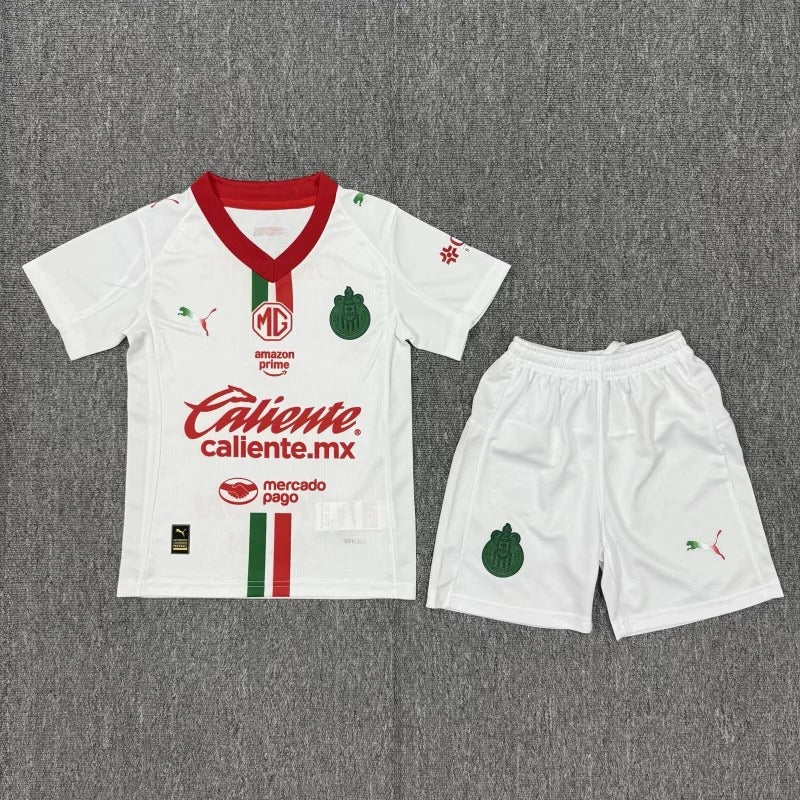 Kit niños Chivas 2025/26 Visita