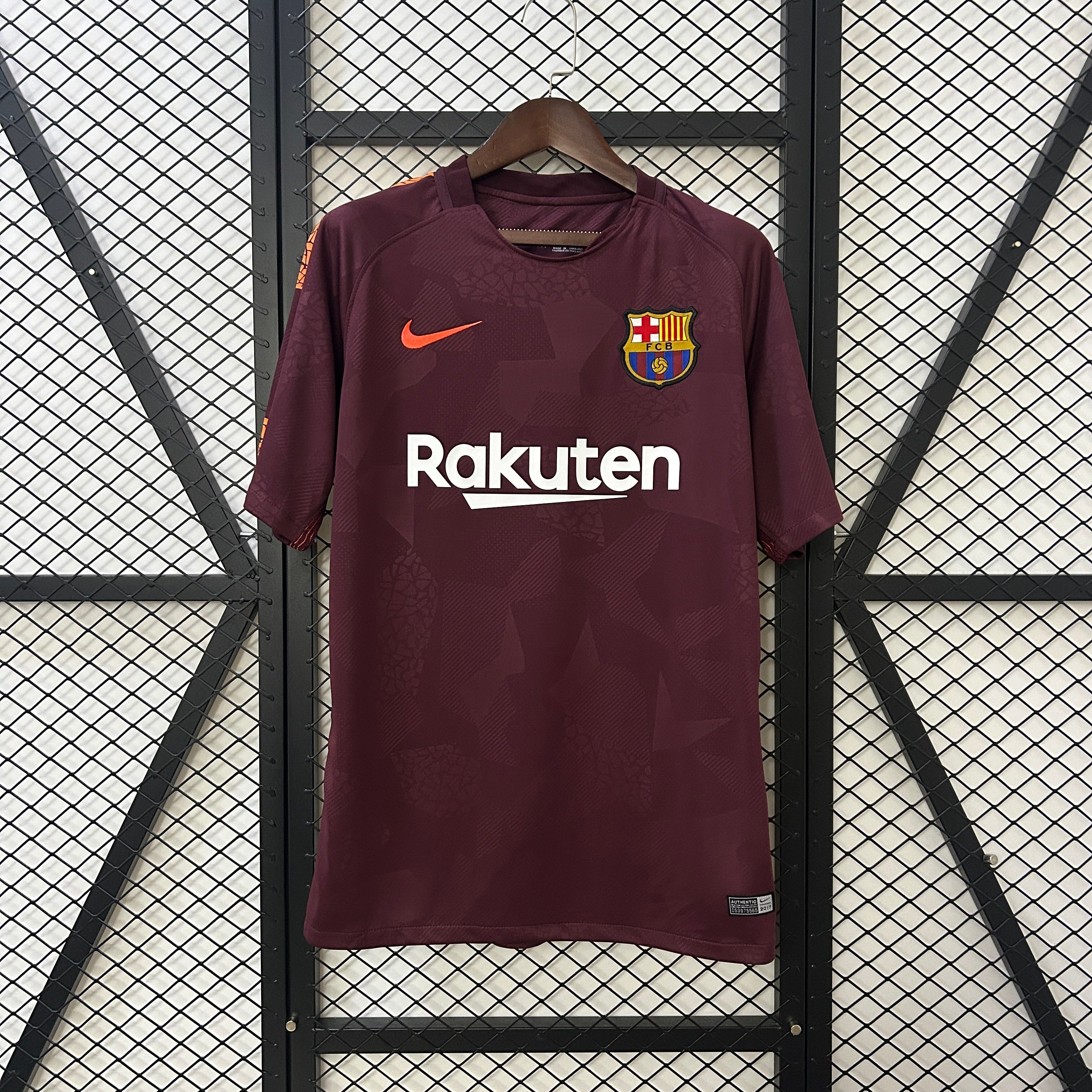 Camiseta Barcelona Tercera Retro 2017/18 Versión Fan