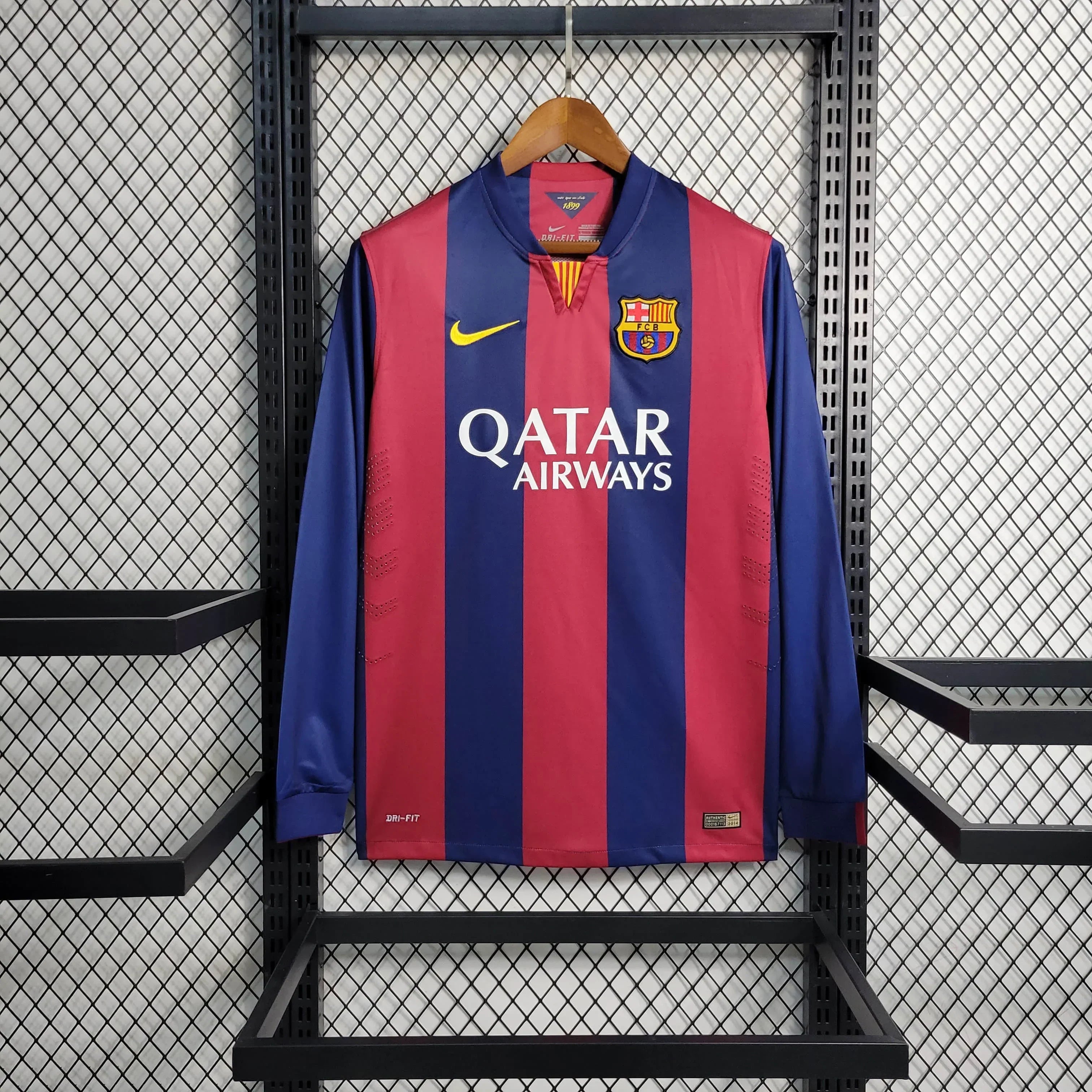 Camiseta FC Barcelona Manga Larga Retro 2014/15