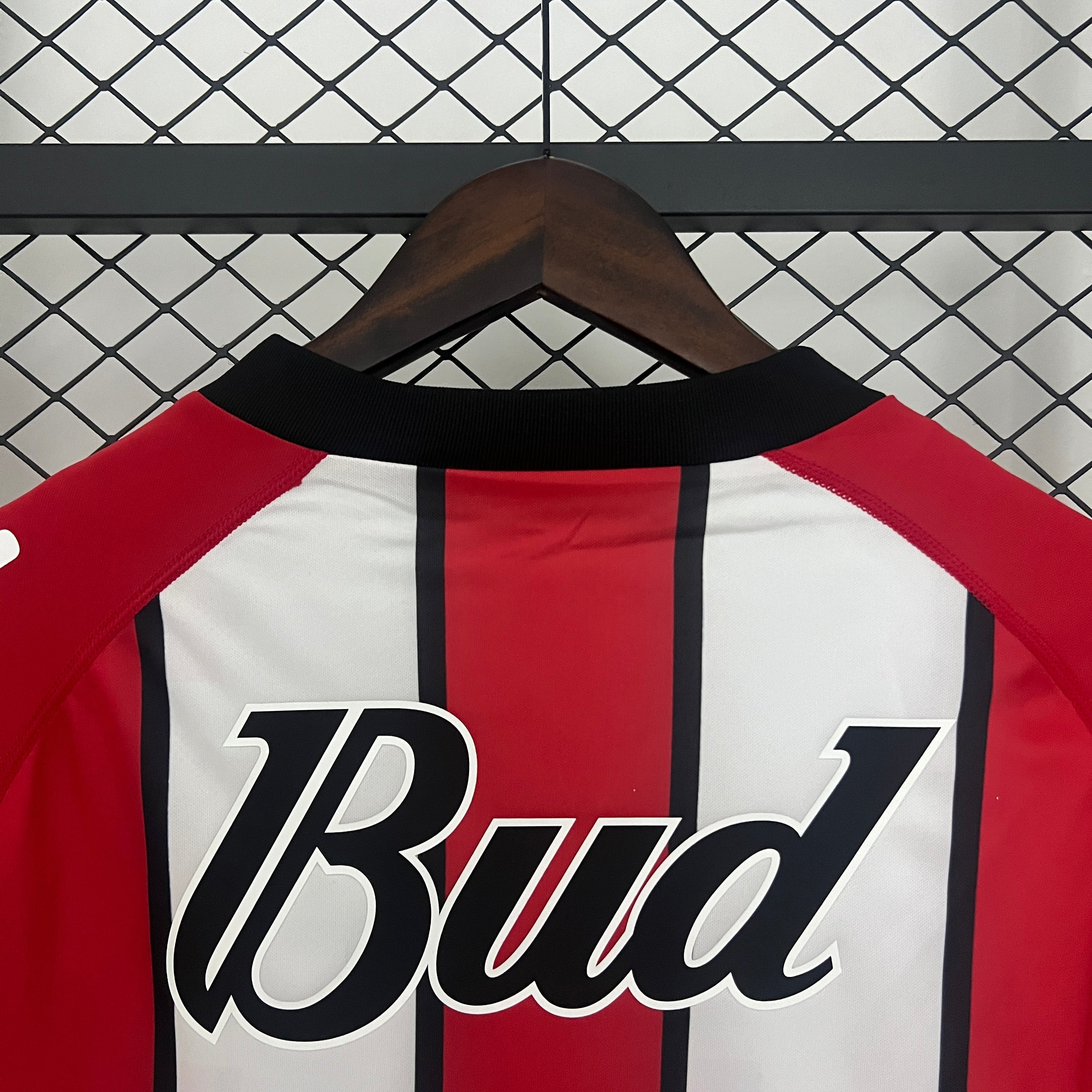 Camiseta River Plate Visita Retro Manga Larga 2003/04 Versión Fan