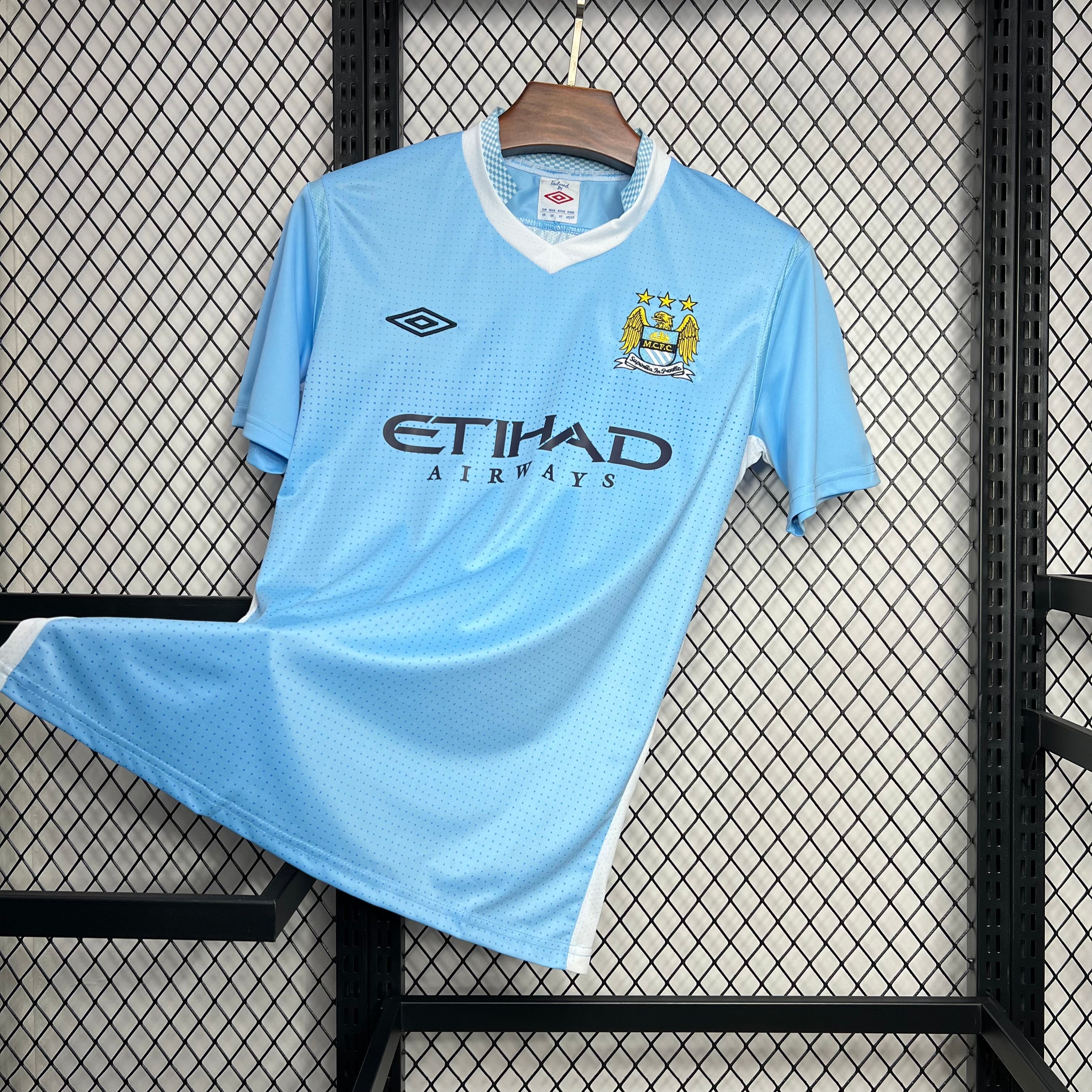 Camiseta Manchester City Local Retro 2011/12
