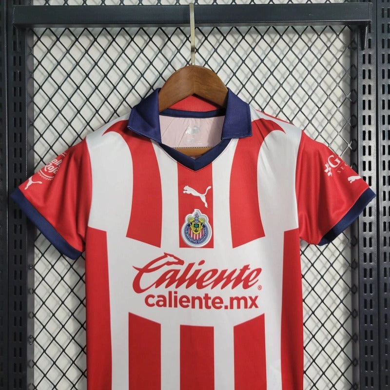 Kit niños Chivas 2023/24 Local